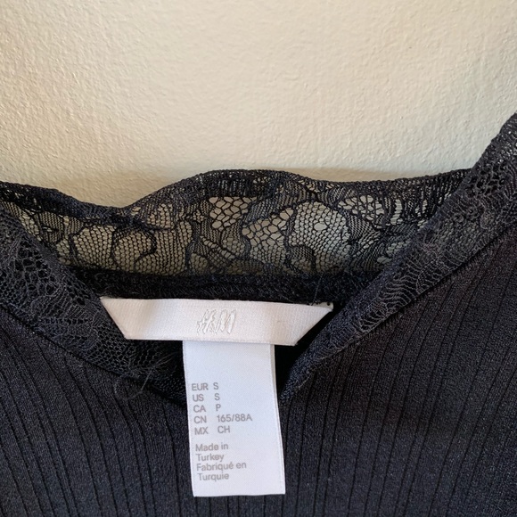 πBlack Lacy H&M Tank Top - Picture 4 of 4